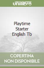 Playtime Starter English Tb libro