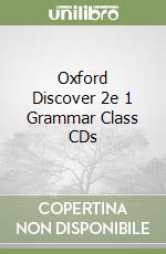 Oxford Discover 2e 1 Grammar Class CDs libro