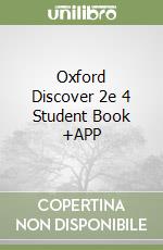 Oxford Discover 2e 4 Student Book +APP libro