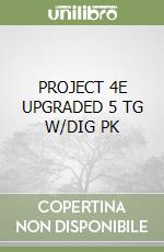 PROJECT 4E UPGRADED 5 TG W/DIG PK libro