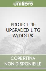 PROJECT 4E UPGRADED 1 TG W/DIG PK libro