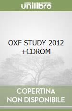 OXF STUDY 2012 +CDROM