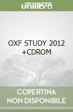 OXF STUDY 2012 +CDROM libro