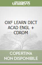 OXF LEARN DICT ACAD ENGL + CDROM
