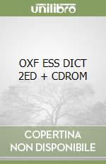 OXF ESS DICT 2ED + CDROM