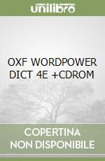 OXF WORDPOWER DICT 4E +CDROM libro