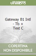 Gateway B1 Intl - Tb + Test C libro