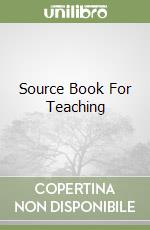 Source Book For Teaching libro