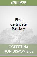 First Certificate Passkey