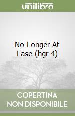 No Longer At Ease (hgr 4) libro