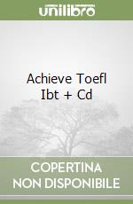 Achieve Toefl Ibt + Cd libro