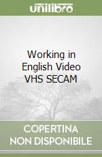 Working in English Video VHS SECAM libro