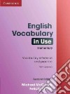 English vocabulary in use. Elementary. With answers libro