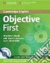 Objective First 3ed Tch+cd/cdrom libro di Annette Capel