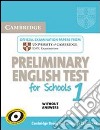 Esol Camb Pet For School 1 Std Wo/a libro