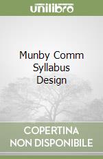 Munby Comm Syllabus Design