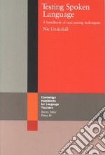 Underhill Testing Spoken Lang libro