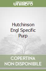 Hutchinson Engl Specific Purp libro