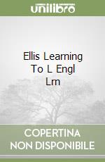 Ellis Learning To L Engl Lrn libro