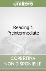 Reading 1 Preintermediate libro