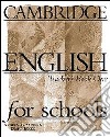 Cambridge english for schools. Workbook. Per la Scuola secondaria di primo grado. Vol. 1 libro