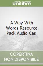 A Way With Words Resource Pack Audio Cas libro