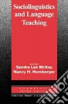 Sociolinguistics and Language Teaching libro
