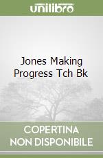 Jones Making Progress Tch Bk libro