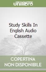 Study Skills In English Audio Cassette libro