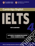 Cambridge English IELTS. IELTS 4 Self-study Student's Book with answers libro