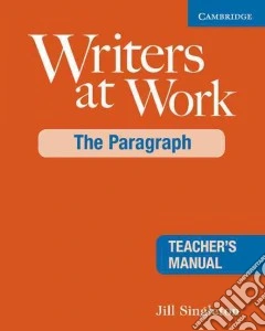 Singleton Writers At Work Parag. Tch