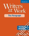 Singleton Writers At Work Parag. Tch libro