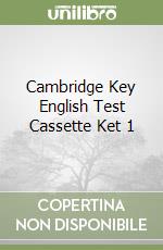 Cambridge Key English Test Cassette Ket 1 libro