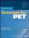 Hashemi Camb. Grammar For Pet Wo/a libro