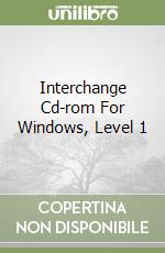 Interchange Cd-rom For Windows, Level 1 libro