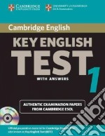 Ucles Camb. Key Test 1 Std+cd Pack libro