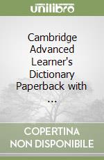 Cambridge Advanced Learner's Dictionary Paperback with ...