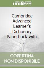 Cambridge Advanced Learner's Dictionary Paperback with ... libro