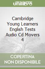 Cambridge Young Learners English Tests Audio Cd Movers 4 libro