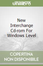 New Interchange Cd-rom For Windows Level libro