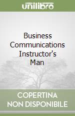 Business Communications Instructor's Man libro