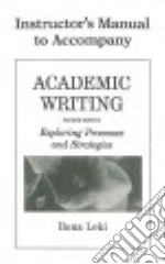 Leki Academic Writing Tch Bk libro