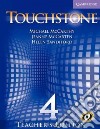 Mccarthy Touchstone 4 Tch + Cd libro di McCarthy Michael J. McCarten Jeanne Sandiford Helen