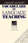 Schmitt Vocabulary Lang. Teaching Pb libro