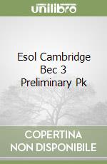 Esol Cambridge Bec 3 Preliminary Pk libro