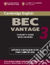Cambridge English Business Certificate. Vantage 3 Student's Book with answers libro