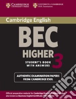 Cambridge English Business Certificate. Higher 3 Student's Book with answers libro