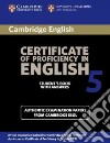 Cambridge Certificate of Proficiency in English 5 ...: Paper libro