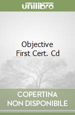 Objective First Cert. Cd