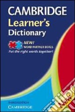 Cambridge learner's dictionary. Intermediate to upper intermediate libro